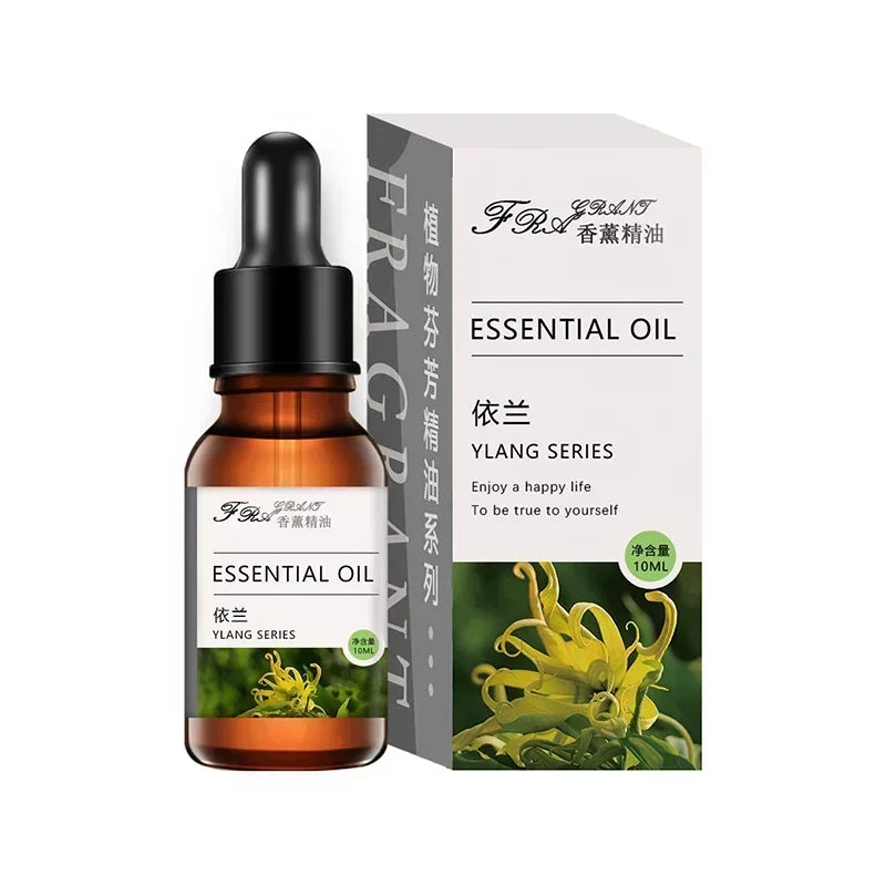 10ML Lavender Eucalyptus Pure Essential Oils Rose Lemon Jasmine Vanilla Mint Sandalwood Bergamot Tea Tree Diffuser Aroma Oil - WAYLO-BARGAINS