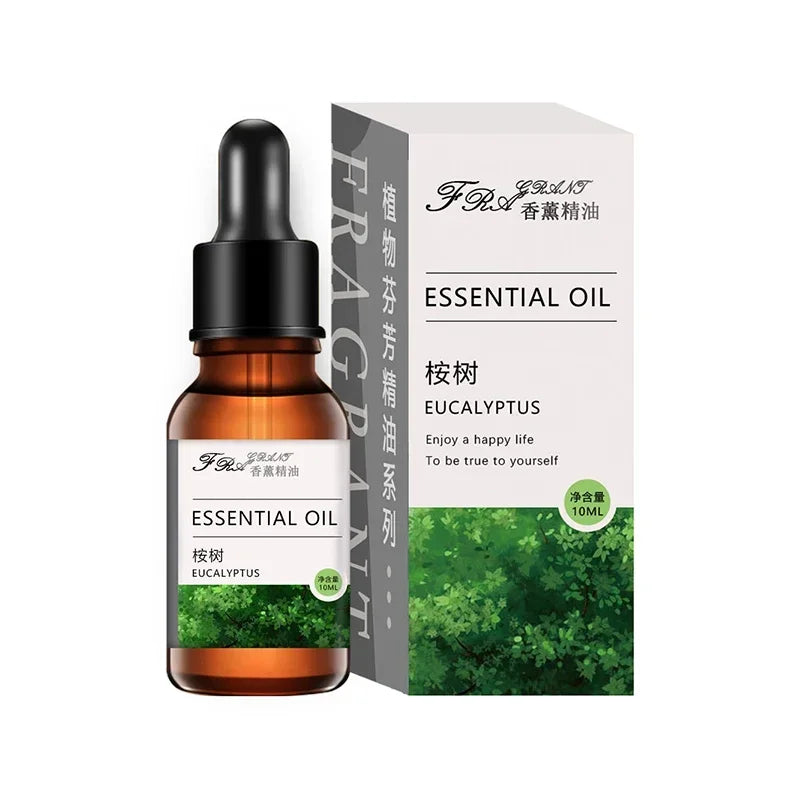 10ML Pure Plant Aromatherapy Massage Oil Bedroom Long-lasting Incense Humidifier Diffuser Candle Make Air Freshener DIY Perfume - WAYLO-BARGAINS