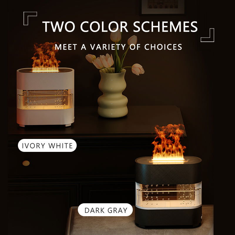 2024 New Products Rain Cloud Fire Humidifier Water Drip Novedades 2024 Rain Water Diffuser Fire Flame Humidifier Aroma Diffuser - WAYLO-BARGAINS