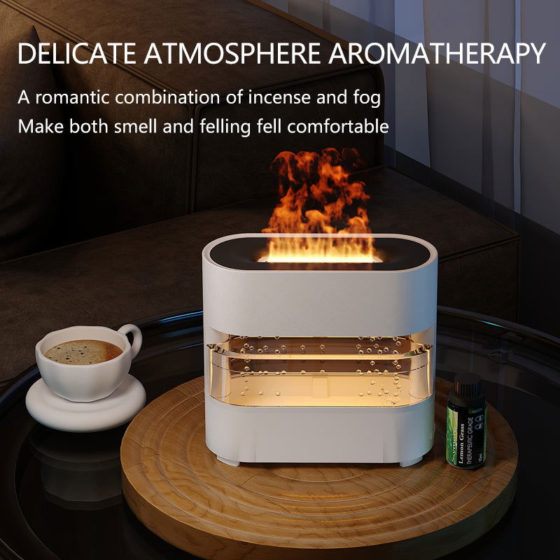 2024 New Products Rain Cloud Fire Humidifier Water Drip Novedades 2024 Rain Water Diffuser Fire Flame Humidifier Aroma Diffuser - WAYLO-BARGAINS