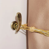 2PCS Wall Mounted Metal Curtain Hooks Window Curtain Holdback Hanging Tie Back Decorative Curtains Accessories - WAYLO-BARGAINS