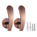2PCS Wall Mounted Metal Curtain Hooks Window Curtain Holdback Hanging Tie Back Decorative Curtains Accessories - WAYLO-BARGAINS