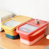 13/33LB Cat Dog Food Storage Container Collapsible Dry Cat Food Box With Lids Airtight Sealing Kitchen Grain Rice Storage Box - WAYLO-BARGAINS