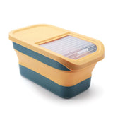 13/33LB Cat Dog Food Storage Container Collapsible Dry Cat Food Box With Lids Airtight Sealing Kitchen Grain Rice Storage Box - WAYLO-BARGAINS
