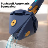 360 Rotatable Easy Clean Free Hand Twisting Mop - WAYLO-BARGAINS