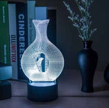 Creative 3D night light LED lamp - WAYLO-BARGAINS