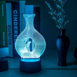 Creative 3D night light LED lamp - WAYLO-BARGAINS