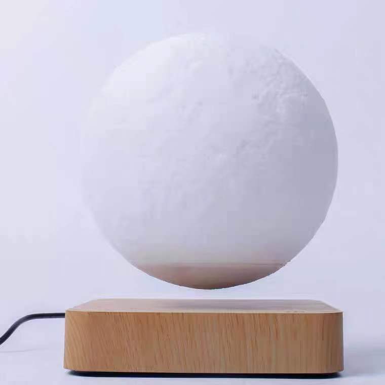 Magnetic Levitation Table Lamp Moon Light 3D Printing Planet Night Light - WAYLO-BARGAINS