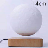 Magnetic Levitation Table Lamp Moon Light 3D Printing Planet Night Light - WAYLO-BARGAINS