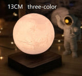 Magnetic Levitation Table Lamp Moon Light 3D Printing Planet Night Light - WAYLO-BARGAINS