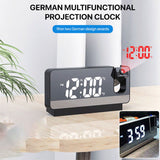 "Mirror Projection Alarm Clock " - WAYLO-BARGAINS
