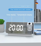 "Mirror Projection Alarm Clock " - WAYLO-BARGAINS