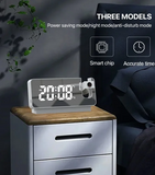 "Mirror Projection Alarm Clock " - WAYLO-BARGAINS