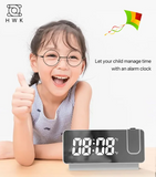 "Mirror Projection Alarm Clock " - WAYLO-BARGAINS