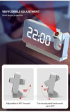 "Mirror Projection Alarm Clock " - WAYLO-BARGAINS