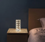 Nordic Crystal Lamp USB Table Lamps Bedroom Touch Dimming Atmosphere Diamond Night Light Rose Projector Lamp Decor - WAYLO-BARGAINS