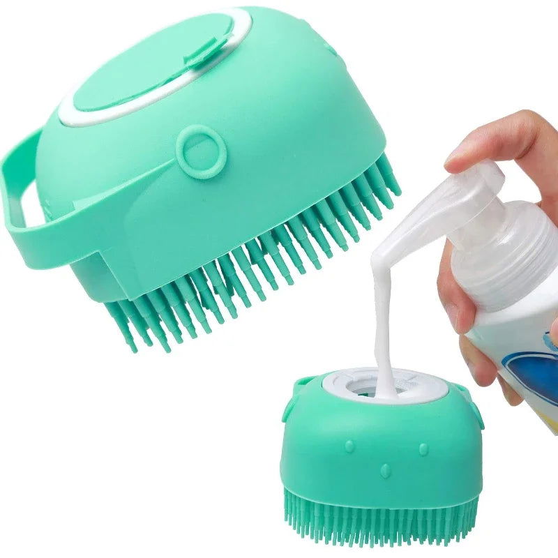 Pet Dog Shampoo Brush doubles as a Cat Massage Comb - WAYLO-BARGAINS