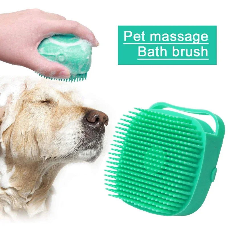 Pet Dog Shampoo Brush doubles as a Cat Massage Comb - WAYLO-BARGAINS