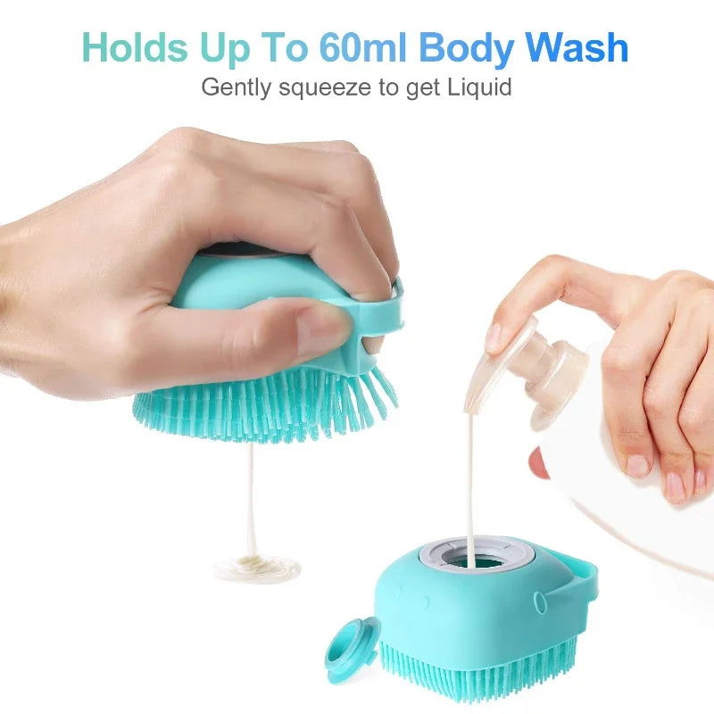 Pet Dog Shampoo Brush doubles as a Cat Massage Comb - WAYLO-BARGAINS